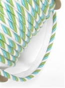 Sunbrella 1/4 inch Cord Edge Blue and Green